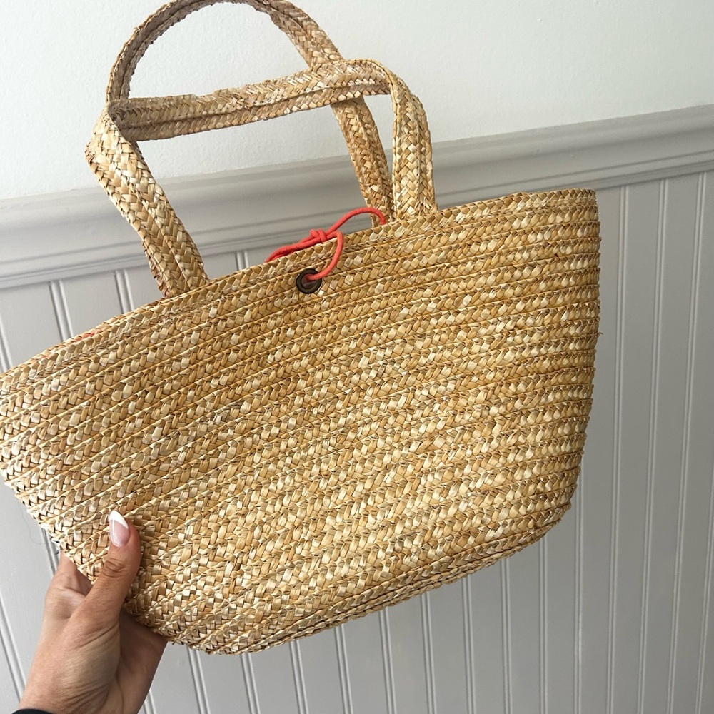 Nordstrom Natural Woven Shoulder Bag Neutral Boho Summer Purse
